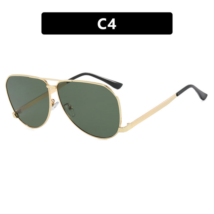 Women’s airplane sunglasses with modern metal frame and polarized lenses Bowlift