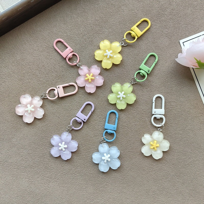 Key ring with flower motif Bowlift