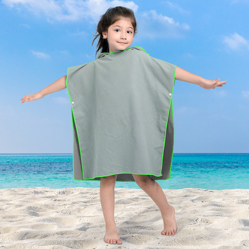 Girls Bath Poncho Bowlift