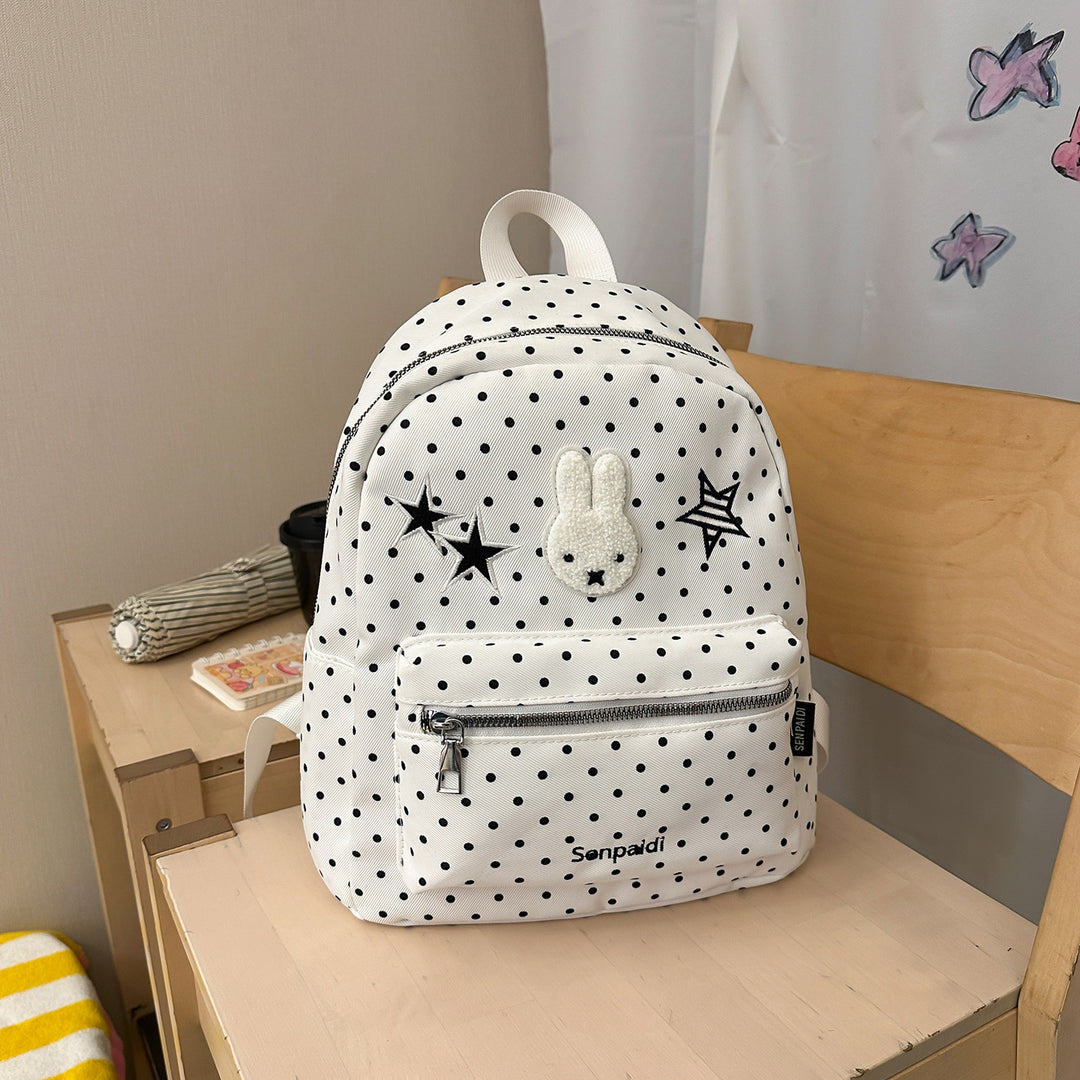 Fun Polka Dot Character Backpack