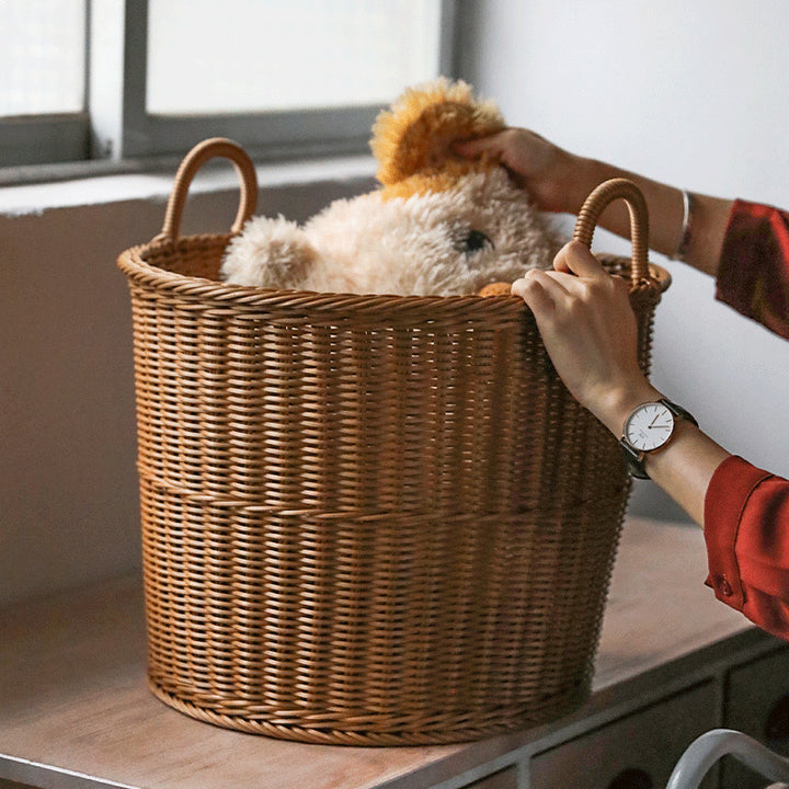 Unisex Large Storage Basket made of Woven Material Bowlift