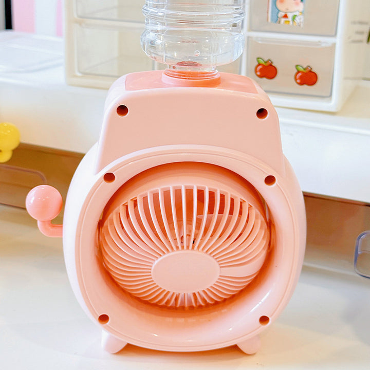 Ladies Portable Mini Water Sprayer Fan Bowlift