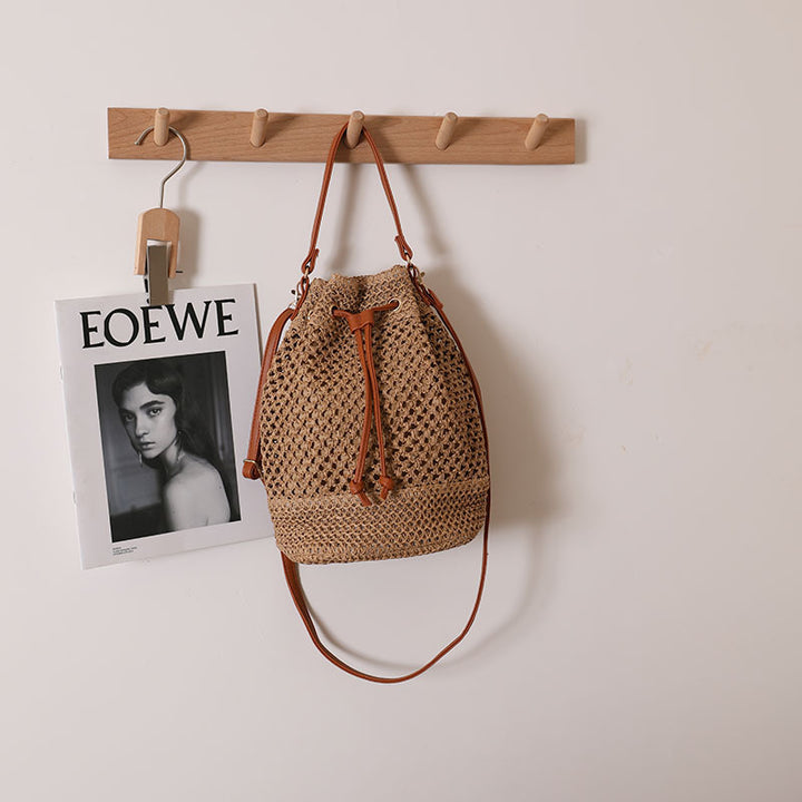 Casual Backpack Bag Made from Natural Material Bowlift