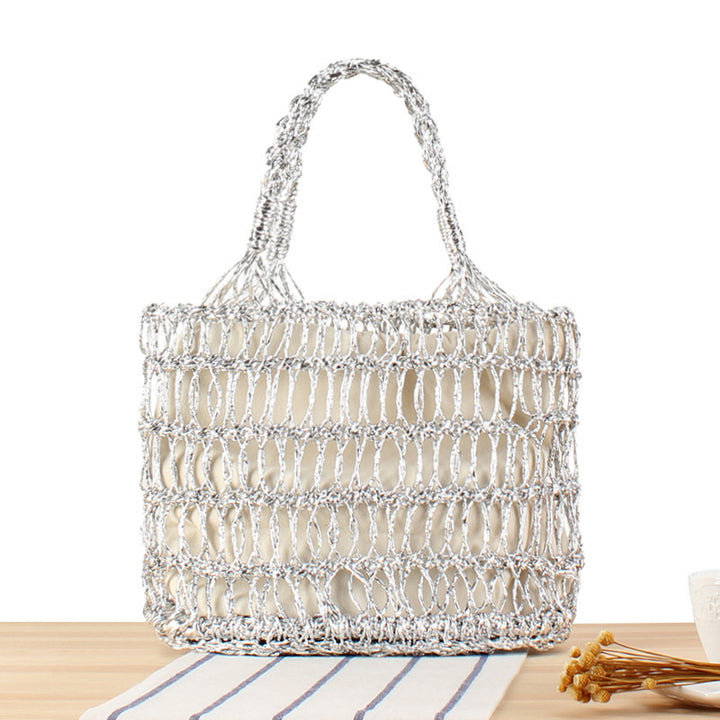 Practical mesh straw bag Bowlift