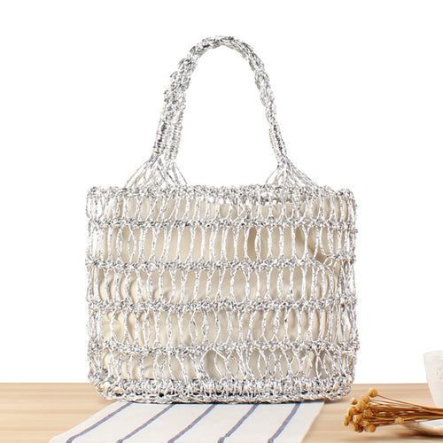 Practical mesh straw bag Bowlift