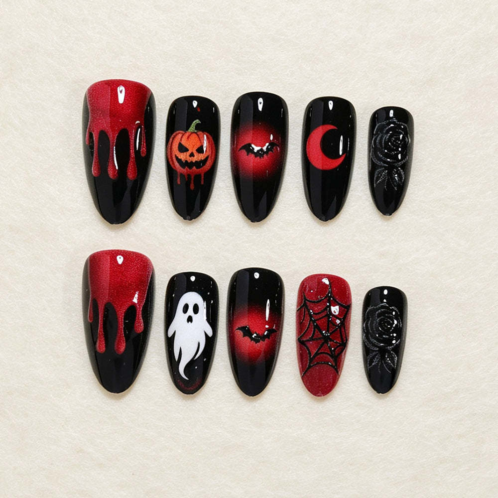 Festive Halloween-Themed Nail Art Set Bowlift