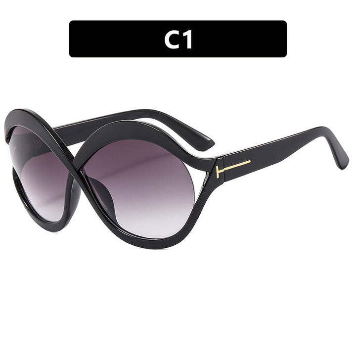 Ladies extravagant shaped sunglasses Bowlift