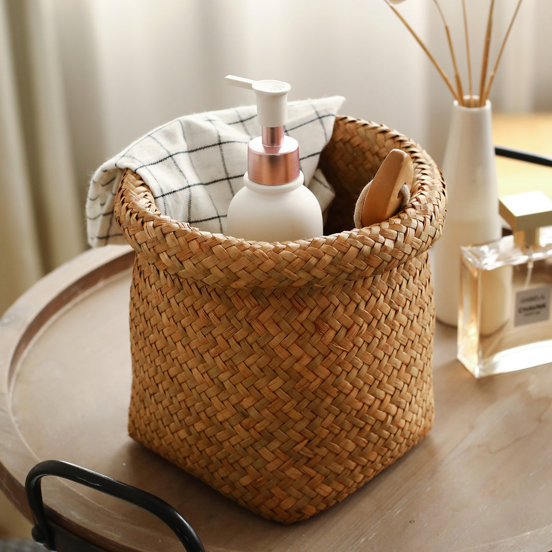 Artisan Woven Storage Container Bowlift