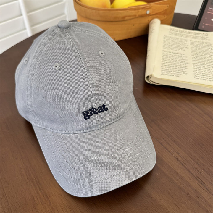 Men's Casual Cotton Adjustable Baseball Cap Bowlift