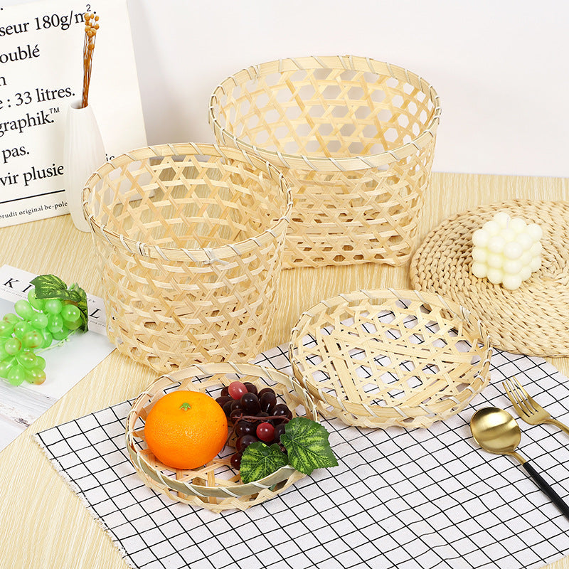 Decorative Handwoven Serving Tray Bowlift