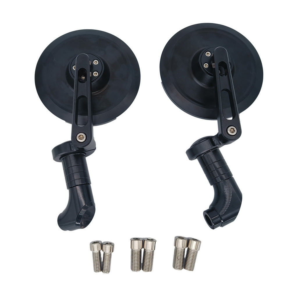 Sporty motorcycle mirrors Bowlift