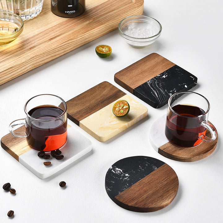 High-quality serving board made of wood and concrete Bowlift