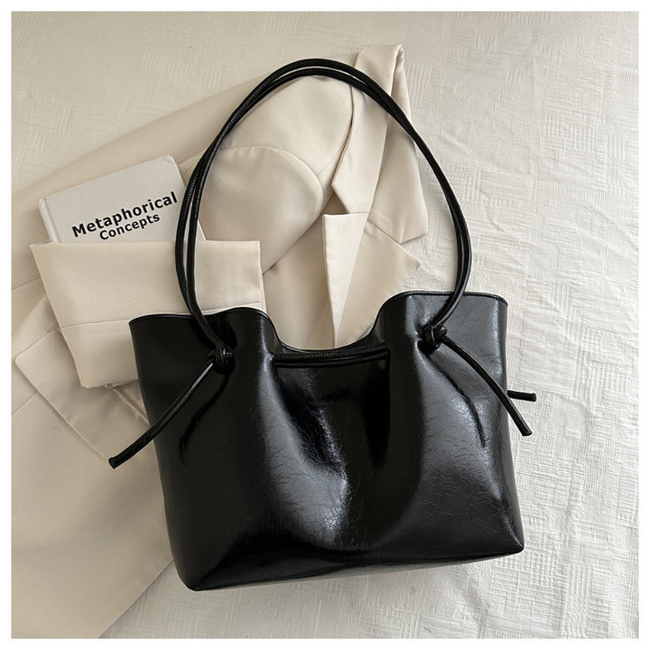 Stylish Leather Tote Bag Bowlift