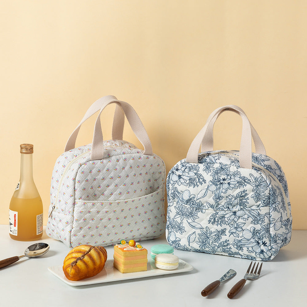Floral Print Insulated Lunch Bag Bowlift