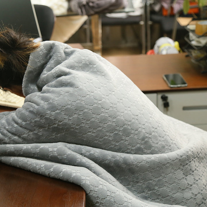Luxurious Fleece Hooded Wrap
