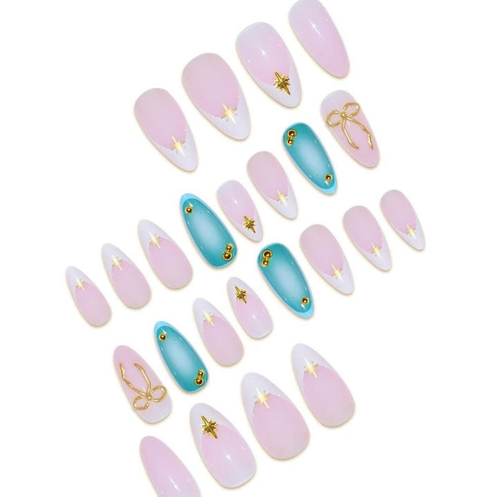 Glamorous Stiletto Nail Extensions Bowlift
