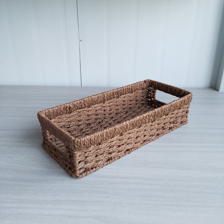 Versatile Handwoven Storage Trays Bowlift