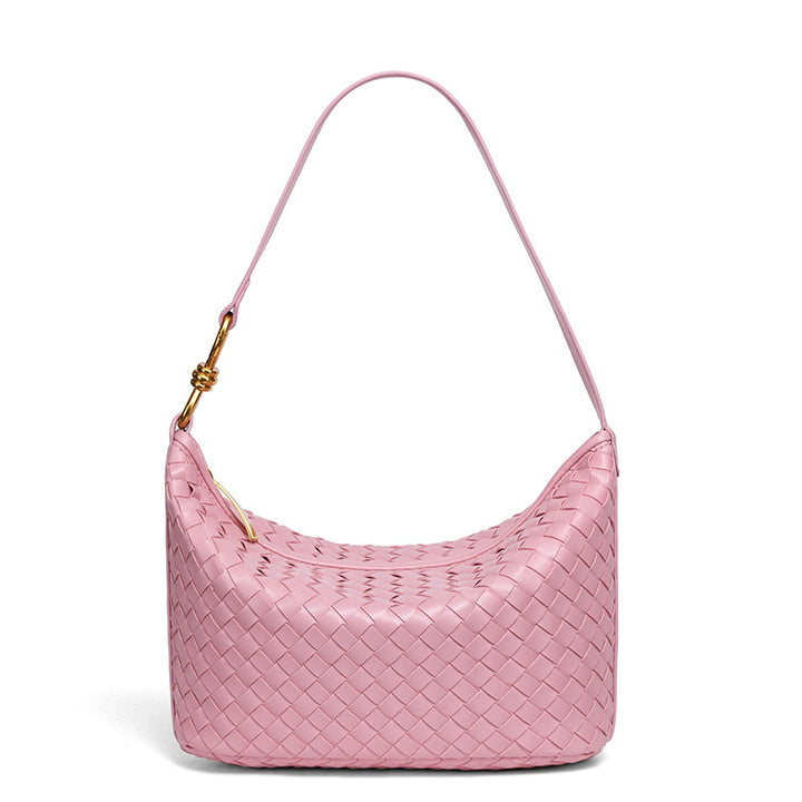 Textured Braided Handbag Bowlift