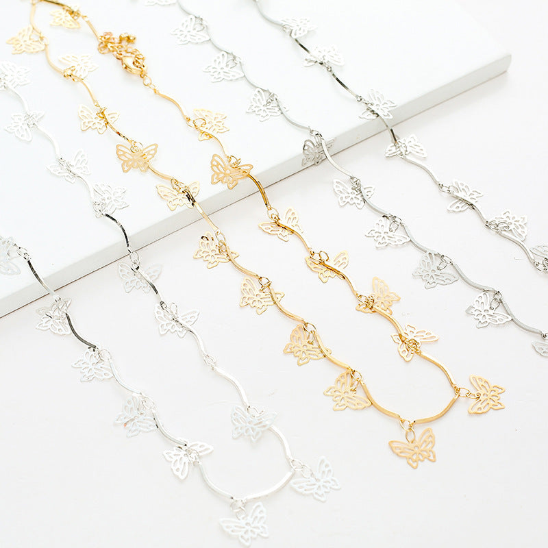 Butterfly Design Choker Necklace Bowlift
