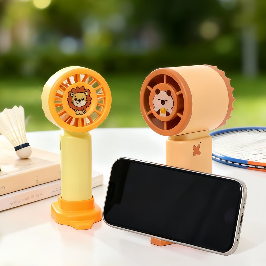 Women portable personal fan with cute design Bowlift