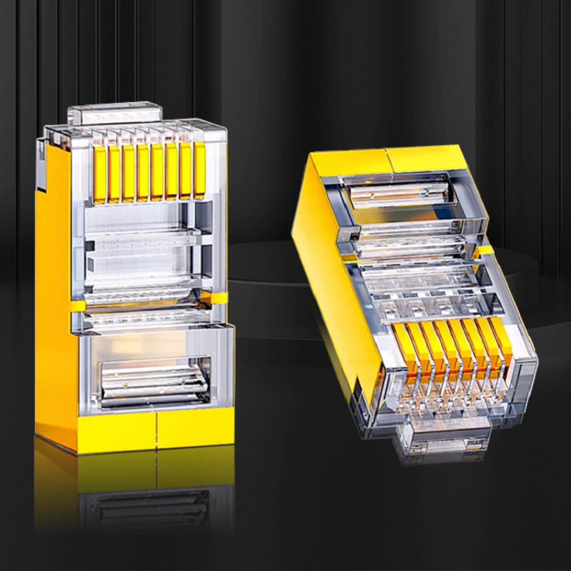 High-speed Ethernet cable with gold-plated contacts and flexible sheath Bowlift