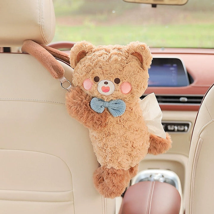BowLift | Cuddle Bear Plush Tissue Box
