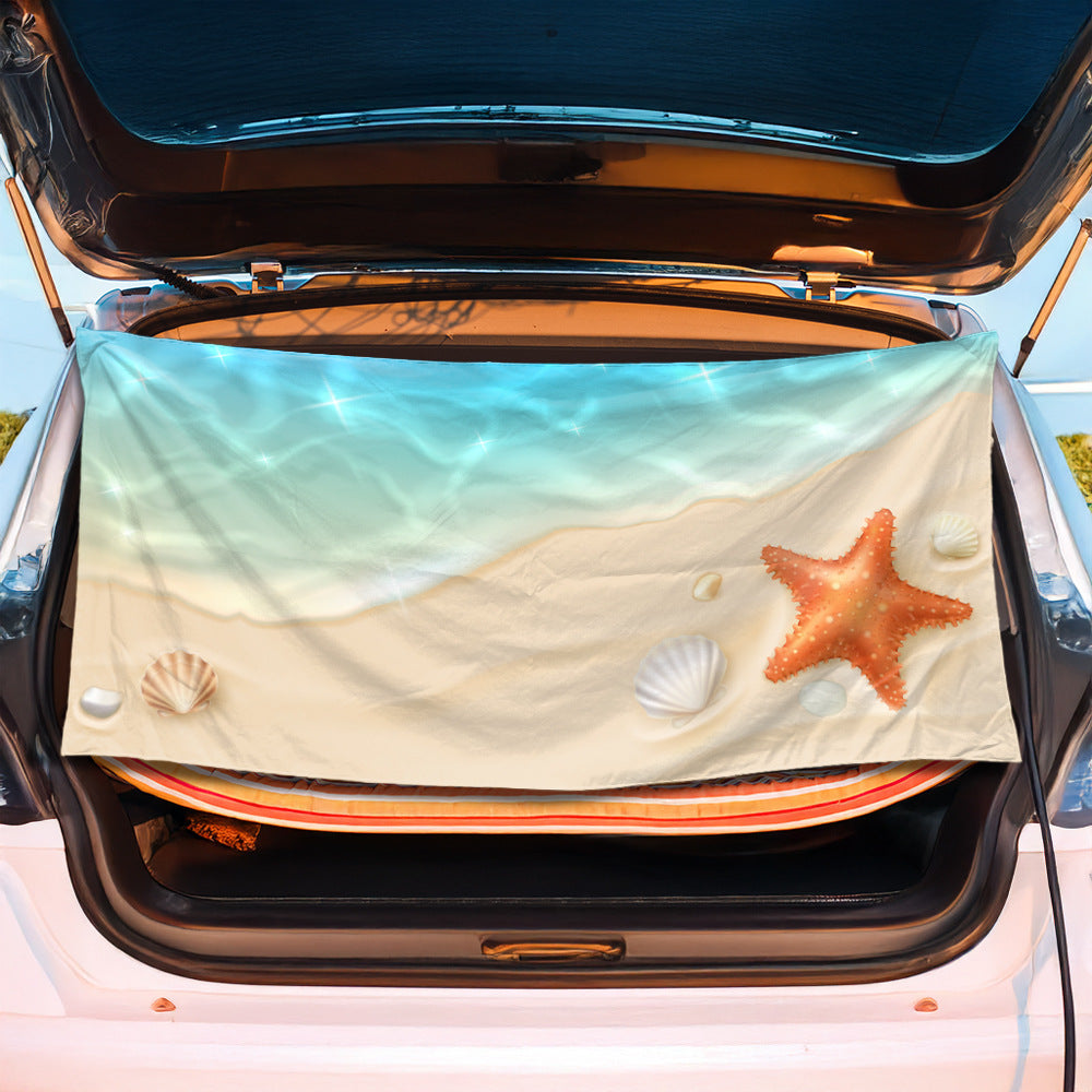 Luggage protection cover with maritime shell design Bowlift
