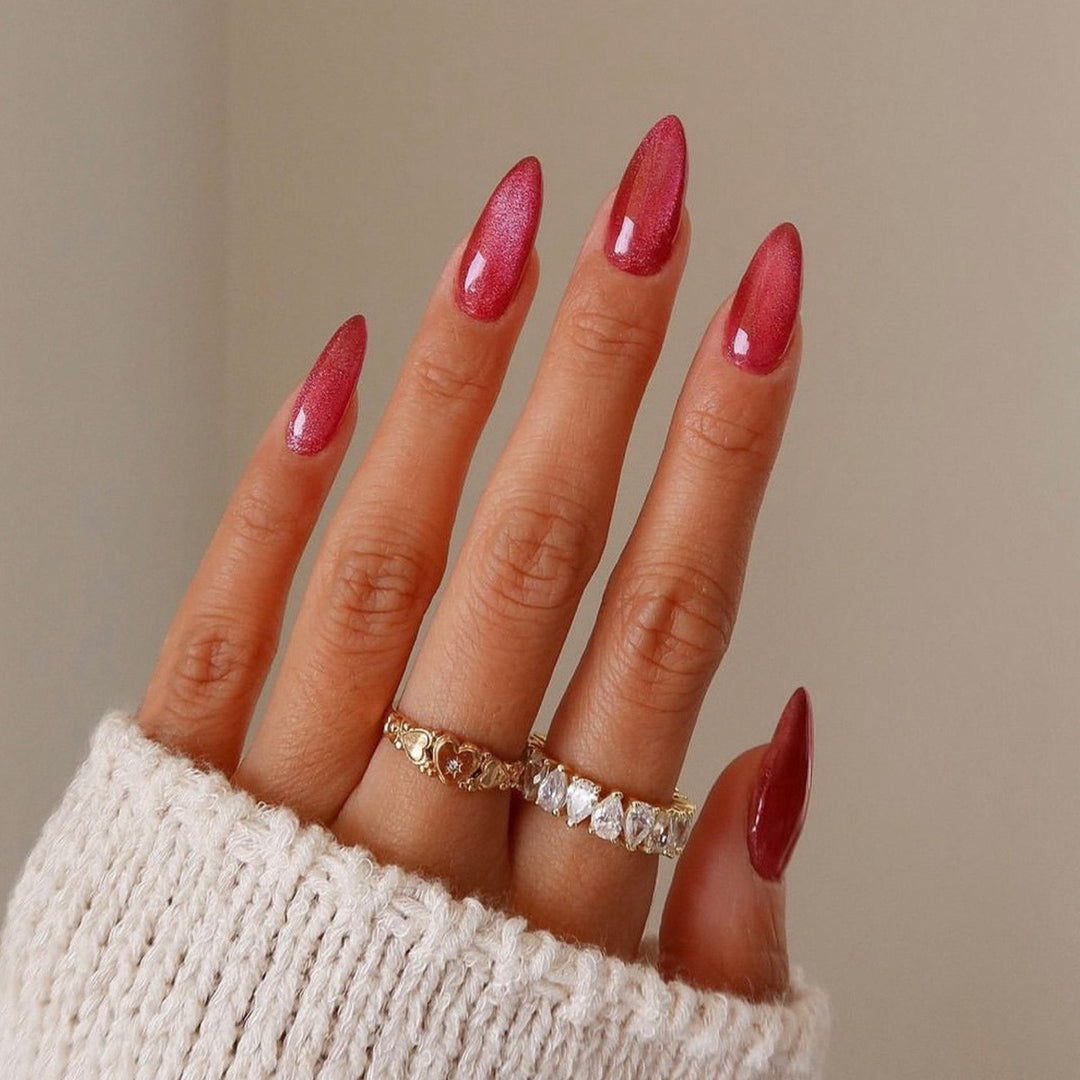 Glossy Gel Press-On Nail Set Bowlift