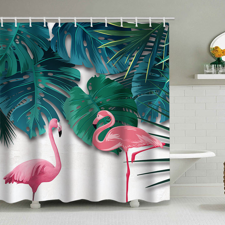 Tropical Paradise Shower Curtain Bowlift