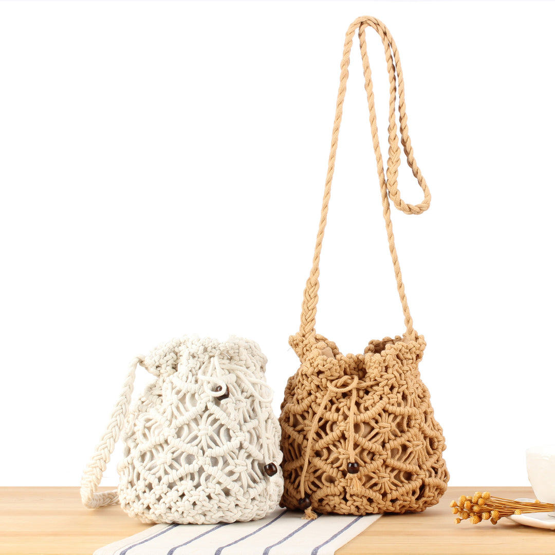 Hand-knotted shoulder bag Bowlift
