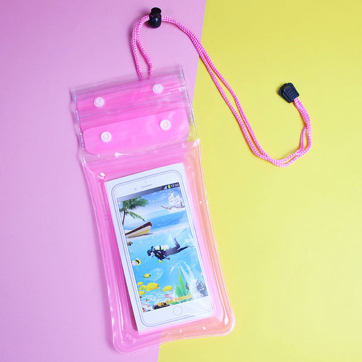 Unisex waterproof smartphone bag with flexible carrying strap Bowlift