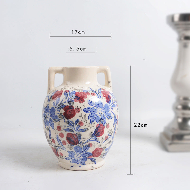 Floral Ceramic Flower Pot Bowlift