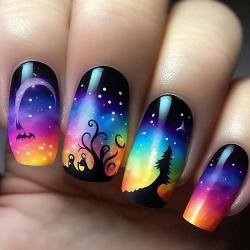 Glamorous nail design set Bowlift