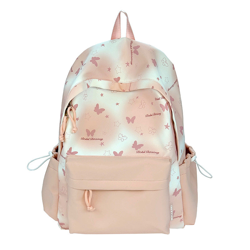Butterfly Pattern Backpack Bowlift