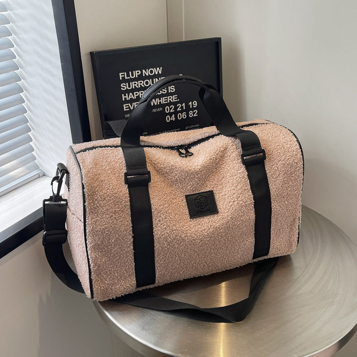 Cozy Fleece-Lined Travel Duffle Bag Bowlift