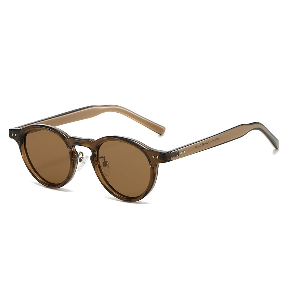Women's Retro Round Sunglasses Bowlift