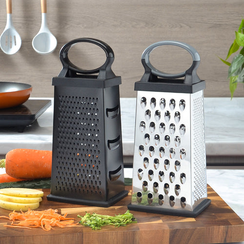 Multifunctional kitchen grater with safety handles Bowlift