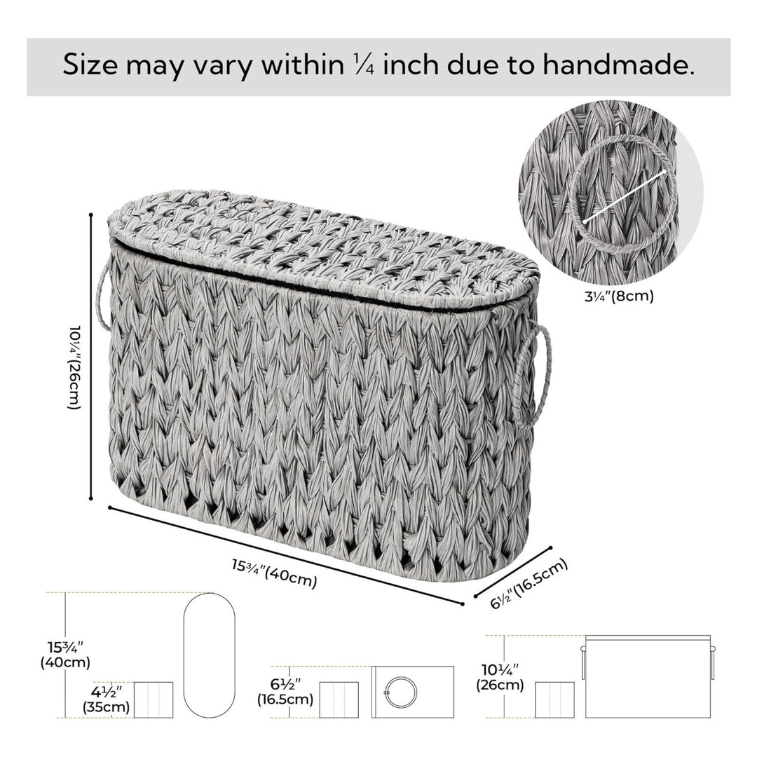 Handwoven Seagrass Storage Basket Bowlift