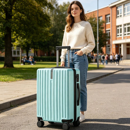 Unisex Hard Shell Rolling Luggage Bowlift