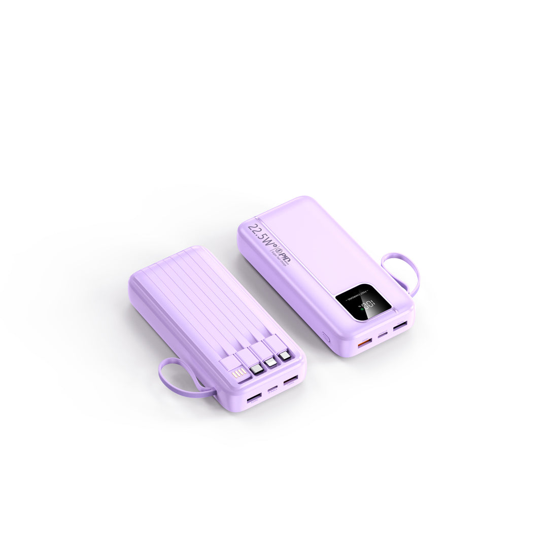 Portable power bank with multifunctional charging connector Bowlift