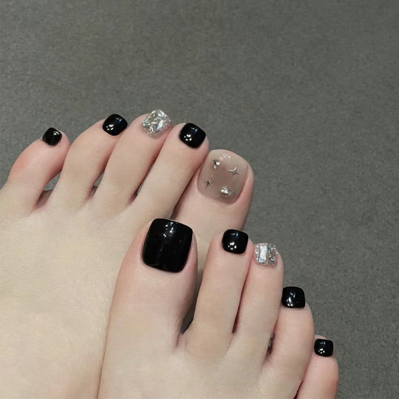 Decorative Crystal-Embellished Press-On Nails Bowlift