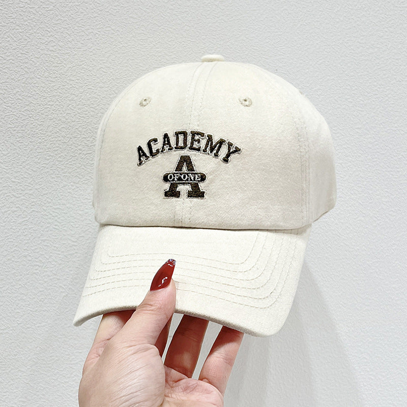 Women's Casual Embroidered Baseball Hat Bowlift
