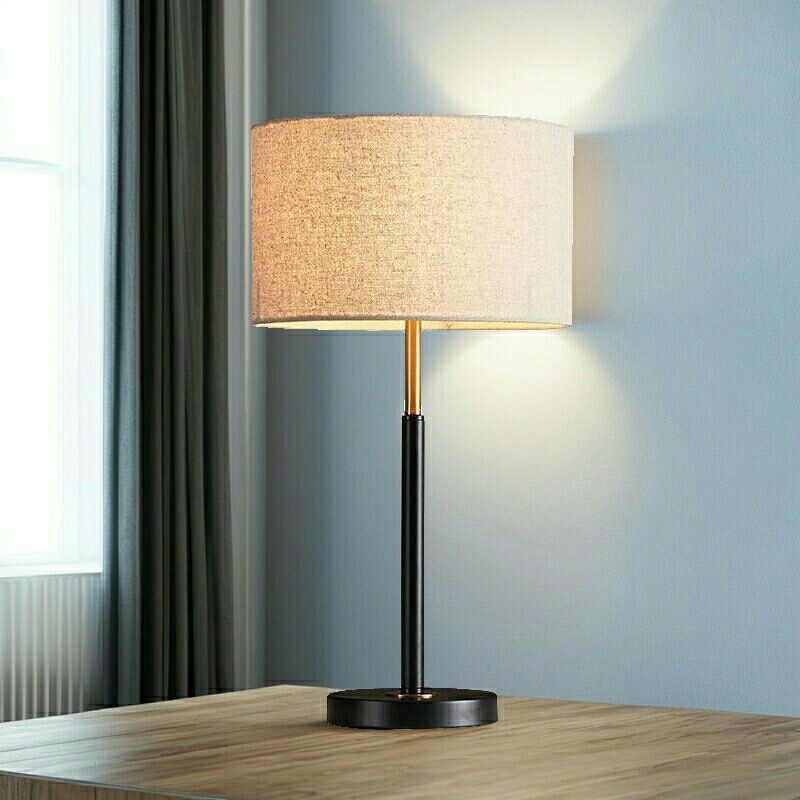 Modern Adjustable Drum Shade Table Lamp