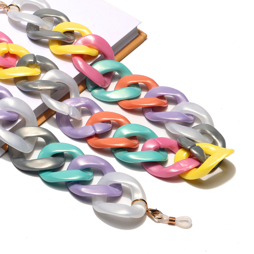 Colorful Chunky Eyewear Chain Bowlift