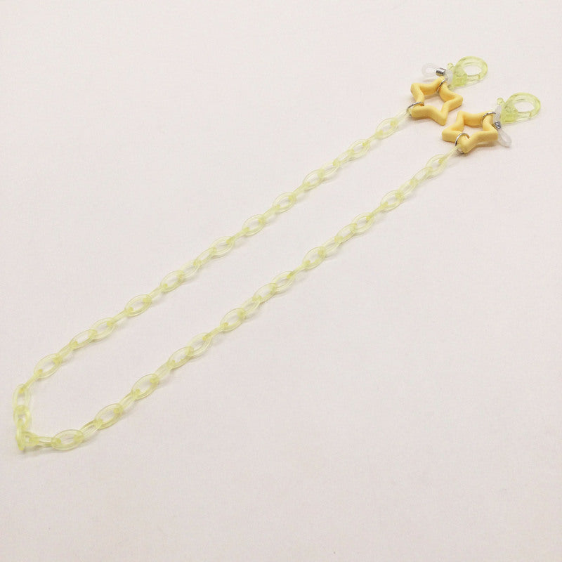 Fashionable glasses holder chain with star pendants Bowlift