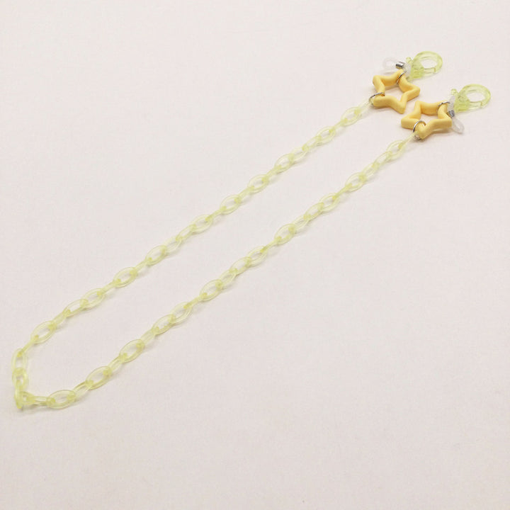 Fashionable glasses holder chain with star pendants Bowlift