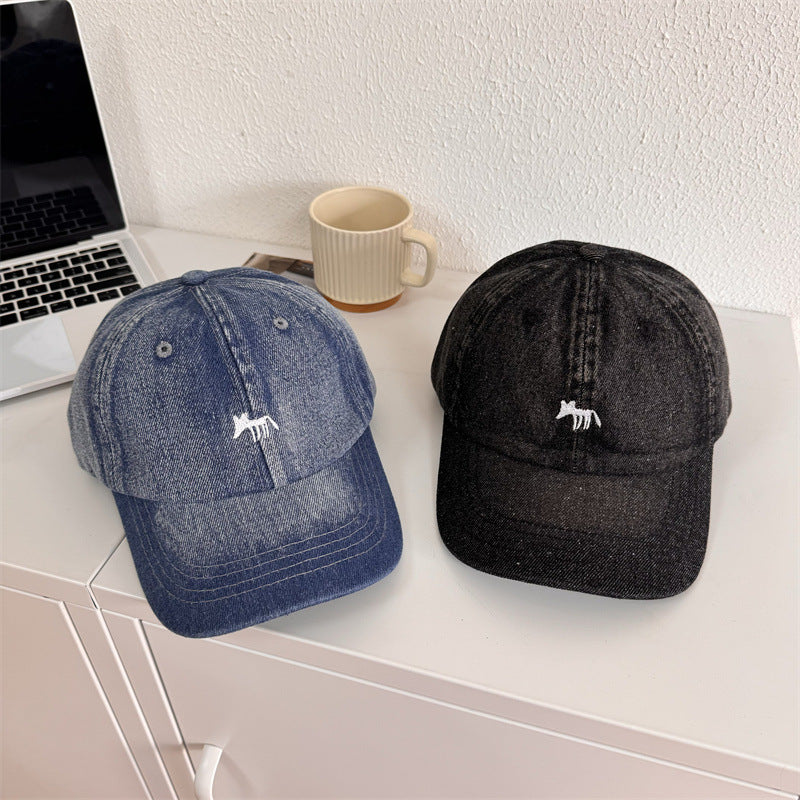 Men's Casual Graphic Denim Baseball Cap Bowlift