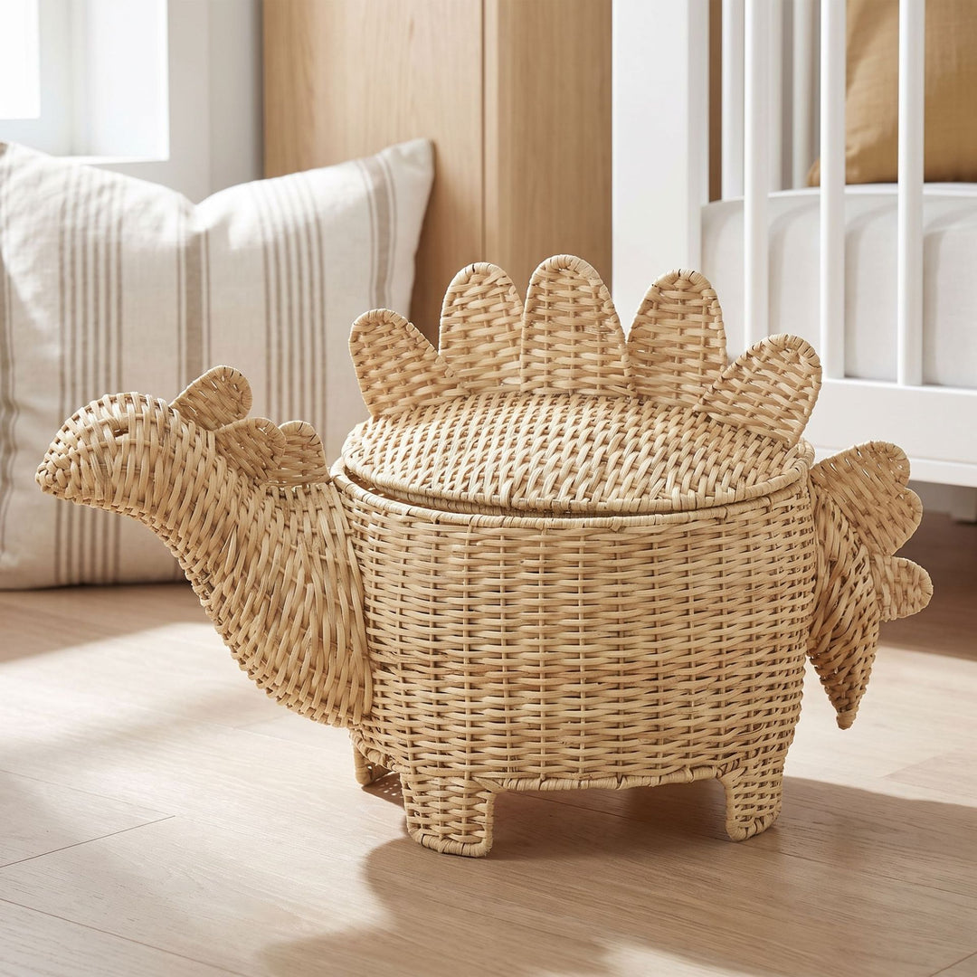 Funny Dinosaur Storage Basket Bowlift
