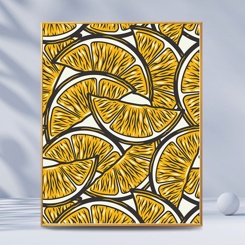 Citrus-Inspired Graphic Art Print Bowlift