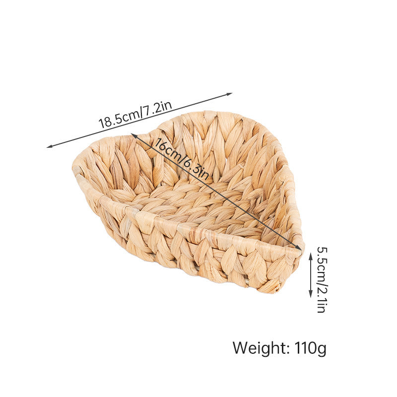 Artisan Woven Decorative Tray Bowlift